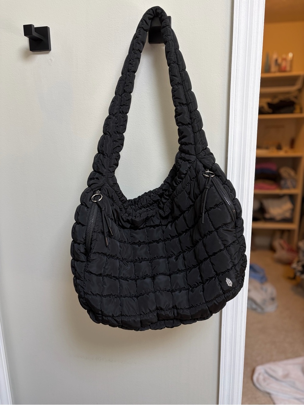 FP Movement Black Quilted Carryall Bag